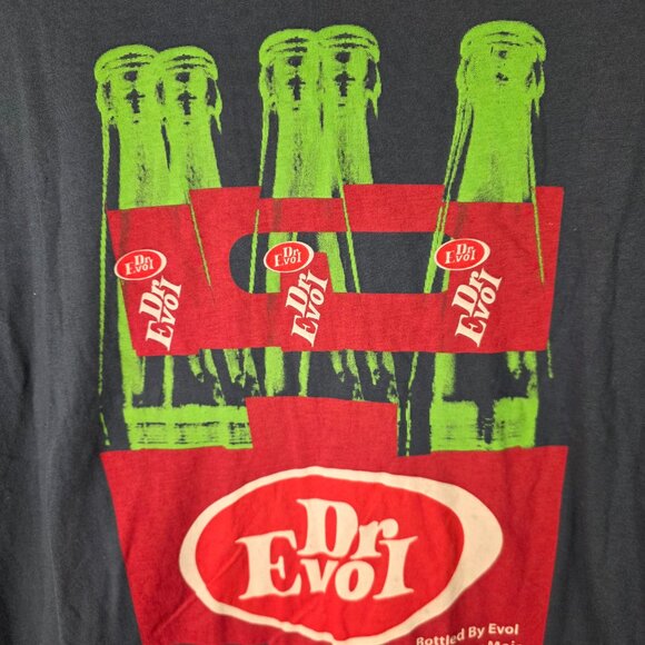 Evol Dr Evol Men's Black Tee Shirt Size Large Street Wear NWT - Picture 2 of 6